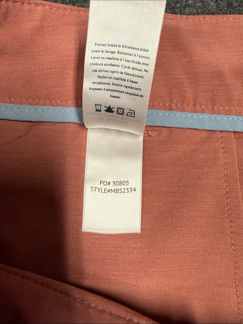 Faherty Washed Rose Flat-Front Cotton Shorts - Picture 5 of 6